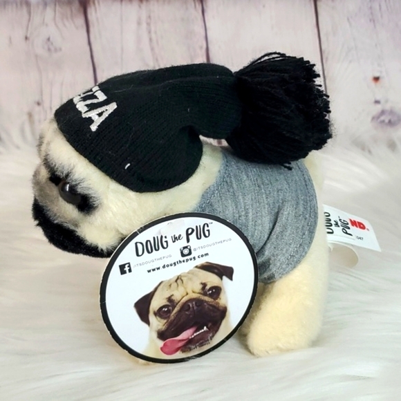 🆕️ NWT Gund Doug the Pug Dog Pup Pug Life 5 Inch Plush Stuffed Animal Toy 5" - Picture 4 of 16
